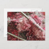 編み物(羊毛) ポストカード (正面/裏面)