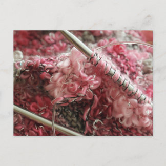 編み物（羊毛） ポストカード