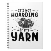 編み物 |裁縫機械編み機おばあちゃんギフト ノートブック (正面)