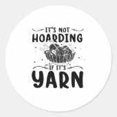 編み物 |裁縫機械編み機おばあちゃんギフト ラウンドシール (正面)