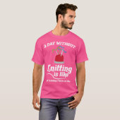 編み物 裁縫 かぎ針編み 私の編み物はまるで Tシャツ (正面フル)