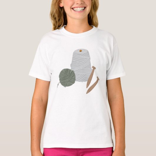 編み物 Tシャツ (正面)