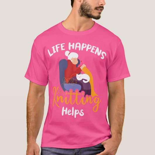 編み物 Tシャツ (正面)
