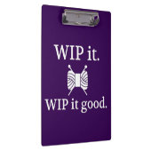 編み物・ WIP良い工芸品{Dark} クリップボード (右)