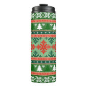 編み目の悪いクリスマスセーター タンブラー (正面)