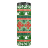 編み目の悪いクリスマスセーター タンブラー (裏面)