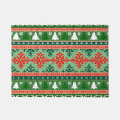 編み目の悪いクリスマスセーター ドアマット (正面)