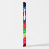 編み糸ストライプ iPhoneケース (左側面)