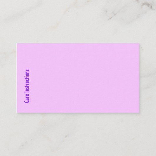 編み糸 名刺 (裏面)