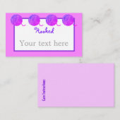 編み糸 名刺 (正面/裏面)