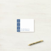 編み航海の模様|名前の追加 ポストイット (デスク上)