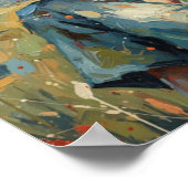 編み込まれた優雅さ ポスター (角)