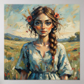 編み込まれた優雅さ ポスター (正面)