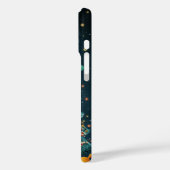編み込みクリスマスツリーのフェスティブオーナメント かわいい Case-Mate iPhoneケース (裏面 / 左)