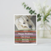 編み込みデザインの写真カード - HAMbyWG シーズンカード (スタンド正面)