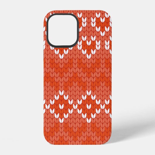 編み込み幾何学模様 シームレス パターン iPhoneケース (裏面)
