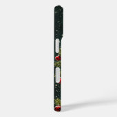 編み込み雪だるまのクリスマスリース クリスマスの飾り Case-Mate iPhoneケース (裏面 / 右)