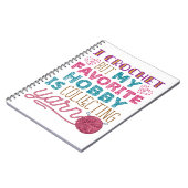 編み針が趣味お気に入りのの糸を集める ノートブック (左側)