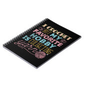 編み針だが糸をお気に入りの集めるのが趣味だ ノートブック (左側)