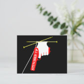 編み銃のステッチ ポストカード (スタンド正面)