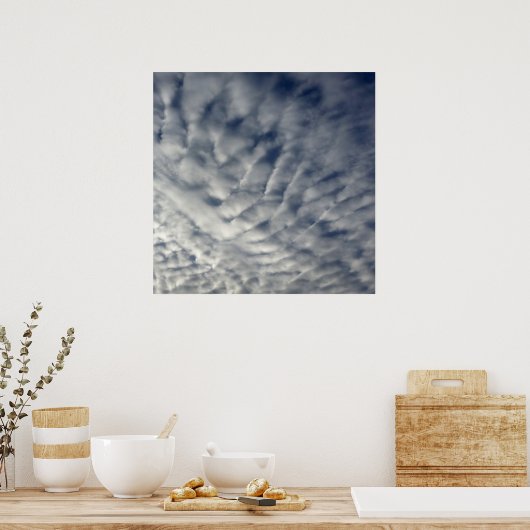 編み雲 ポスター (キッチン)