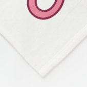 編むが糸を集めお気に入りのるのが趣味だ フリースブランケット (角)