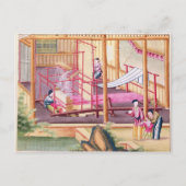 編むこと ポストカード (正面)