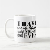 編むこと • 十分なヤーンが2017年を制作しません コーヒーマグカップ (左)