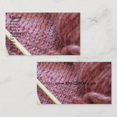 編むこと 名刺 (正面/裏面)