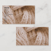 編むこと 名刺 (正面/裏面)