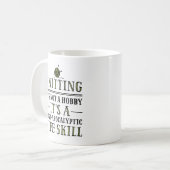 編むこと: 後終末論的な生命技術のマグ コーヒーマグカップ (正面左)