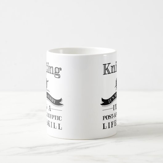 編むこと: 後終末論的な生命技術のマグ コーヒーマグカップ (中央)