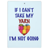 編むのが大好き – クリップボード (裏面)