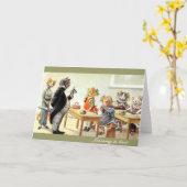 編むべき学ぶこと カード (黄色い花)