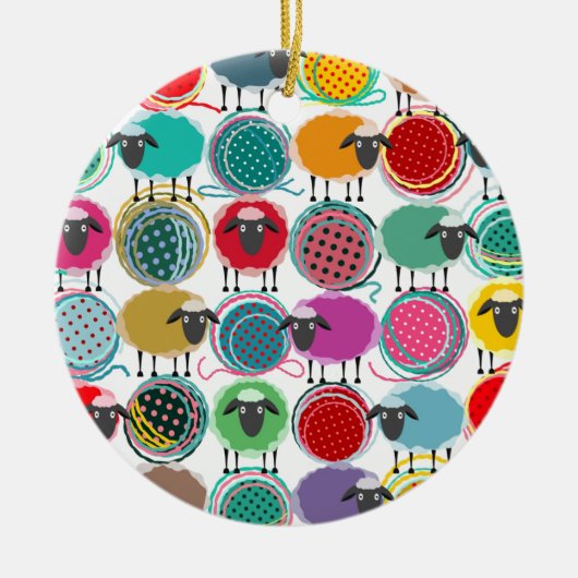 編むオーナメント- SRF セラミックオーナメント (正面)