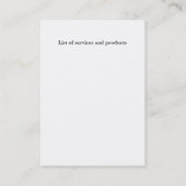 編むスタジオの名刺 名刺 (裏面)