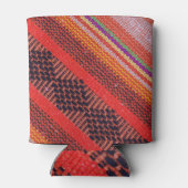 編カラフル物：数々の色のロープの背景。 缶クーラー (裏面)