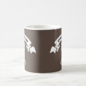  – 編パーソナライズされた集可能「強いパパ」 コーヒーマグカップ (中央)