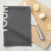 編モダンはっきりした集可能な名称、ビジネスまたはブランド等 キッチンタオル (四つ折り)