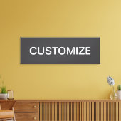 編モダンはっきりした集可能な名称、ビジネスまたはブランド等 キャンバスプリント (インサイチュ (リビング))