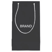 編モダンはっきりした集可能な名称、ビジネスまたはブランド等 スモールペーパーバッグ (正面)