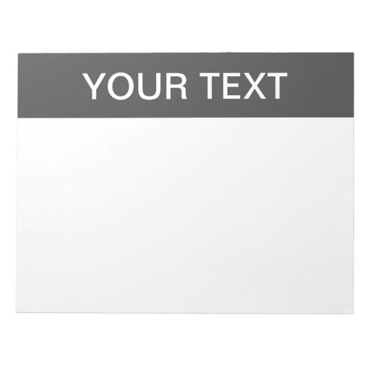 編モダンはっきりした集可能な名称、ビジネスまたはブランド等 ノートパッド (正面)