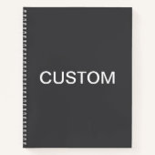 編モダンはっきりした集可能な名称、ビジネスまたはブランド等 ノートブック (正面)