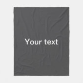 編モダンはっきりした集可能な名称、ビジネスまたはブランド等 フリースブランケット (正面)