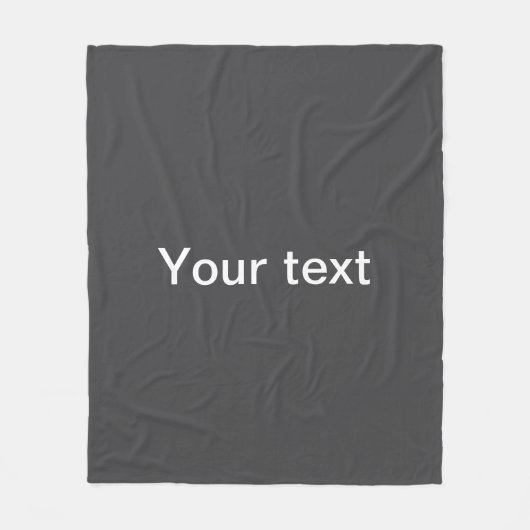 編モダンはっきりした集可能な名称、ビジネスまたはブランド等 フリースブランケット (正面)