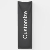 編モダンはっきりした集可能な名称、ビジネスまたはブランド等 横断幕 (縦)