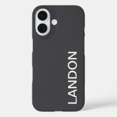 編モダンはっきりした集可能な名称、ビジネスまたはブランド等 Case-Mate iPhoneケース (裏面)