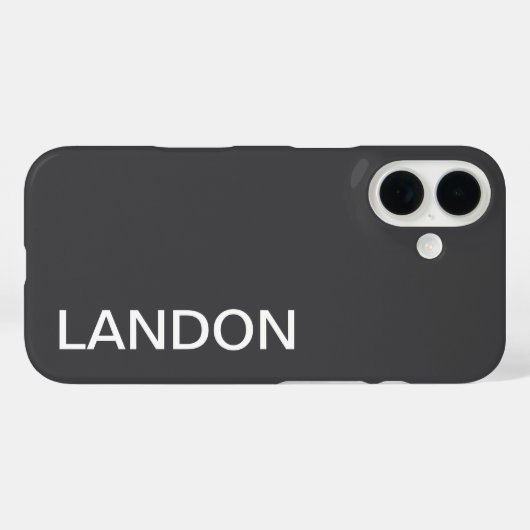 編モダンはっきりした集可能な名称、ビジネスまたはブランド等 Case-Mate iPhoneケース (裏面 (横))