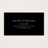 編モダンミニマル集可能な名前 | ブラック&ホワイト (裏面)