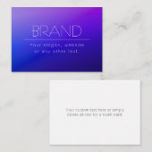 編モダンミニマル集可能な名前 | ブラック&ホワイト ノートカード (正面/裏面)